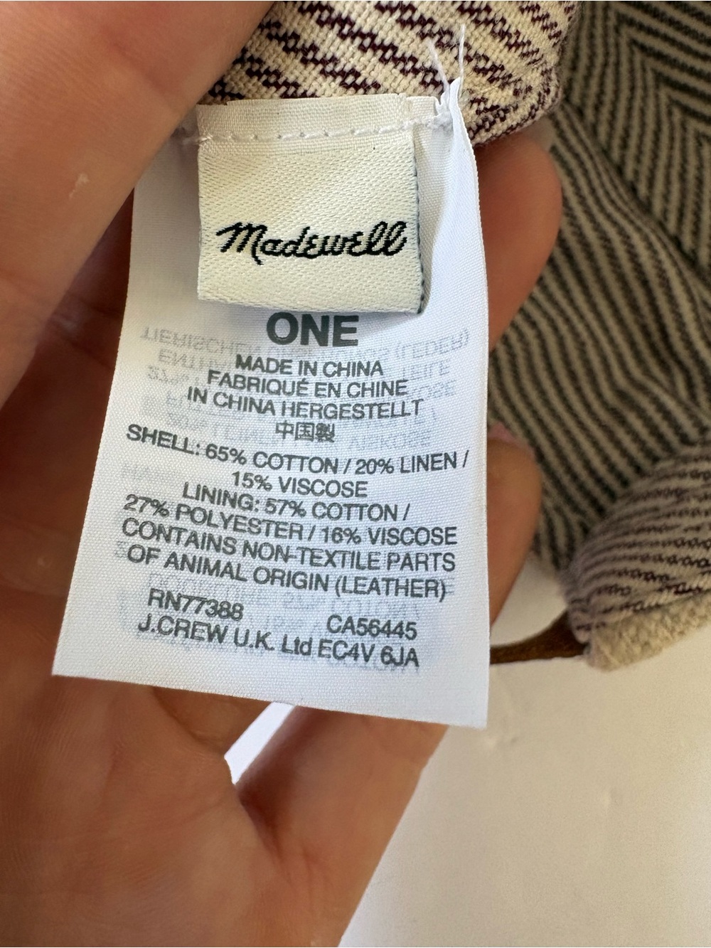 Madewell‎ Cotton Linen Baseball Hat Canvas Off White Hat Preppy Baddie - Picture 5 of 5